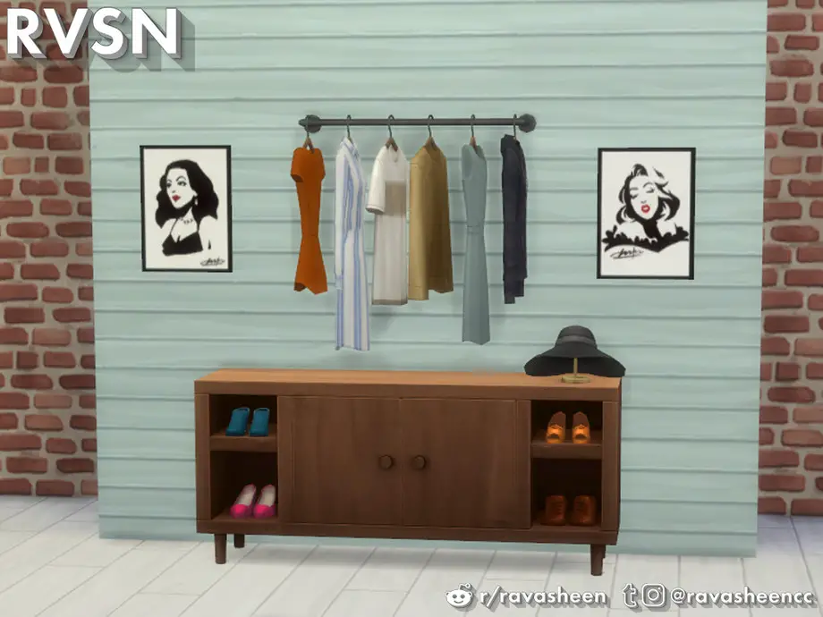Hang Around Closet Set Sims 4 Cc Furniture Sims 4 Sims House - Vrogue