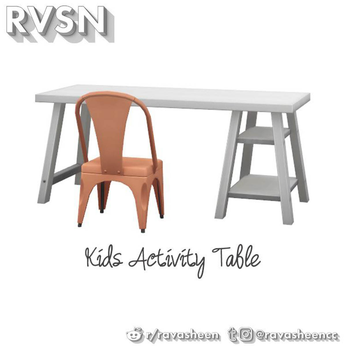 Детский стол для творчества (Procraftincation Kids Activity Table) — скриншот 1