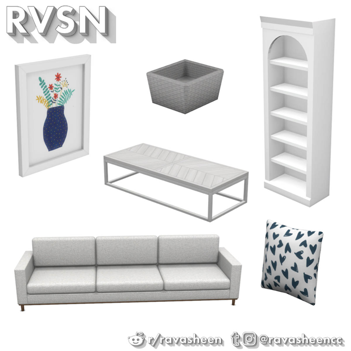 RAVASHEEN - RVSN x SP Living Room Set